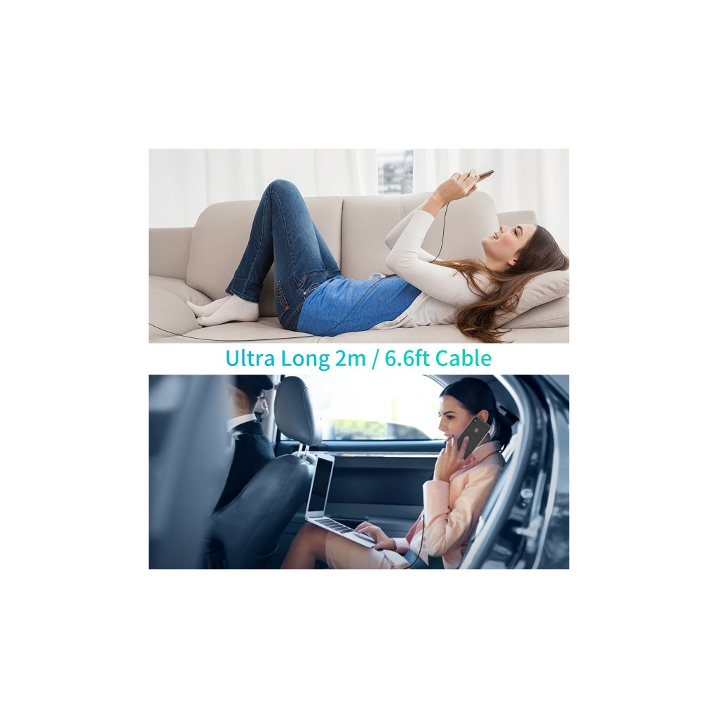 Дата кабель USB-C to Lightning 2.0m MFI Choetech (IP0041-BK) - 9