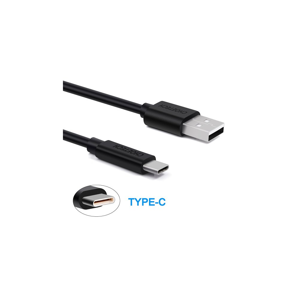 Дата кабель USB 2.0 AM to Type-C 1.0m Choetech (AC0002) - 1