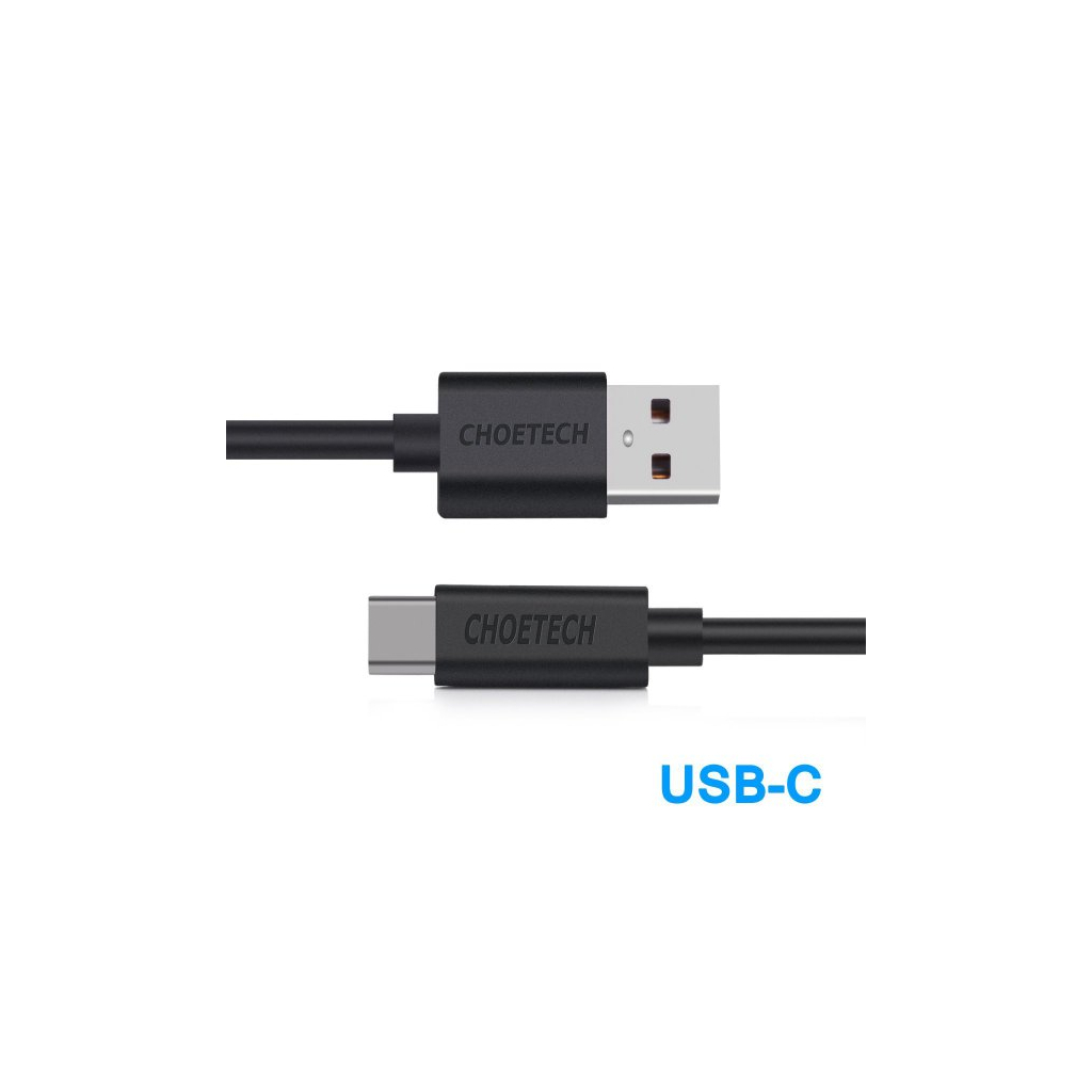 Дата кабель USB 2.0 AM to Type-C 1.0m Choetech (AC0002) - 2