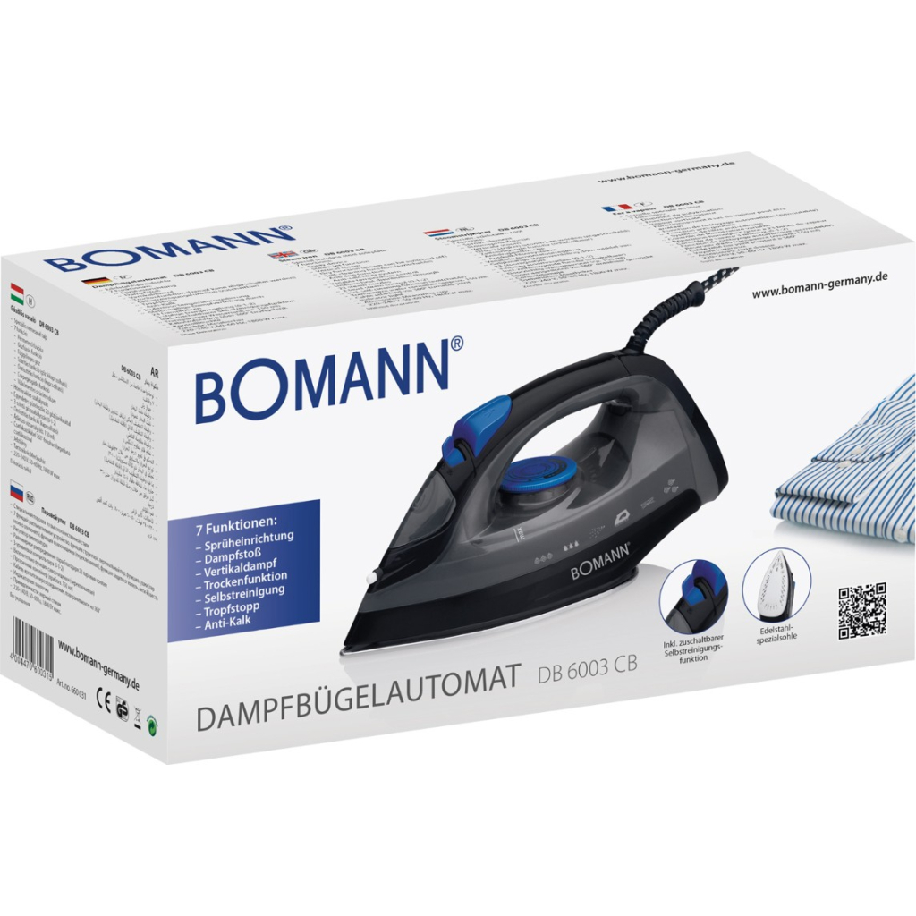 Утюг Bomann DB 6003 CB (DB6003CB) - 3
