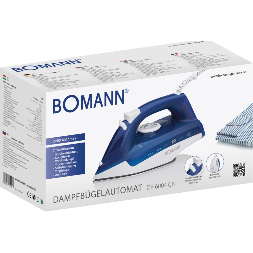 Утюг Bomann DB 6004 CB (DB6004CB) - 3