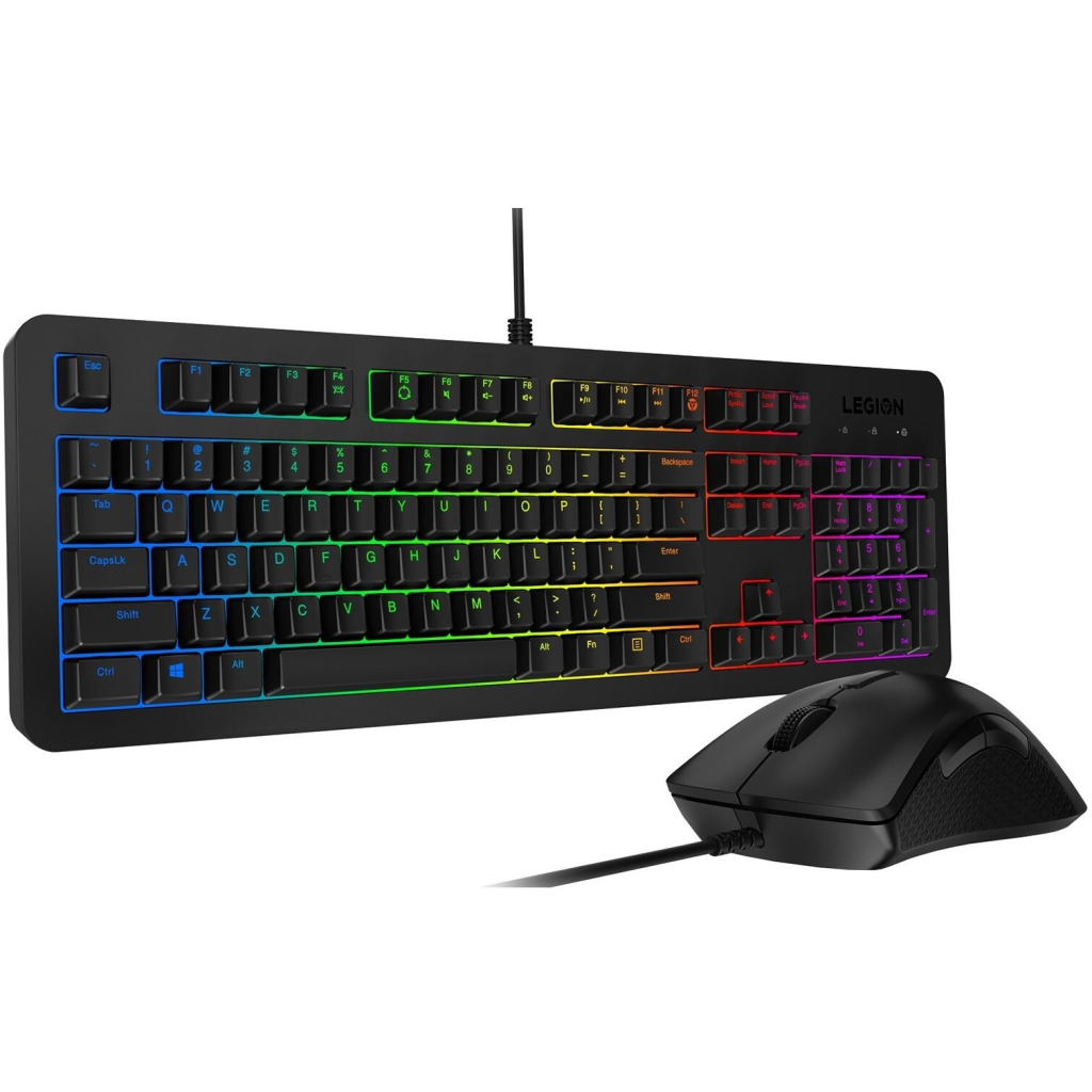 Комплект Lenovo Legion KM300 RGB UA USB Black (GX31L16652) - 1