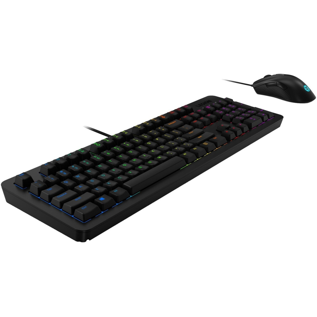 Комплект Lenovo Legion KM300 RGB UA USB Black (GX31L16652) - 2