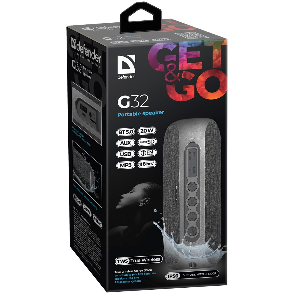 Акустическая система Defender G32 20Вт Black (65232) - 6