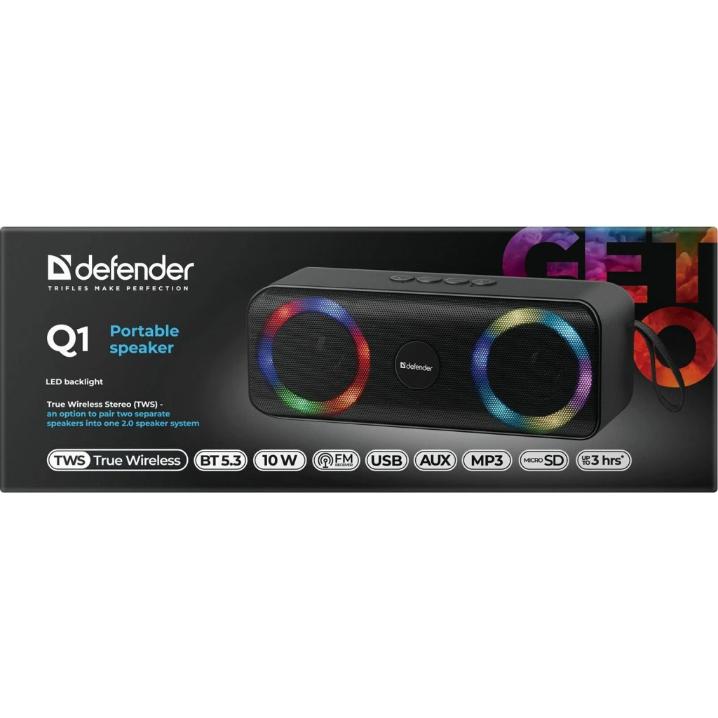 Акустическая система Defender Q1 10Вт Black (65301) - 5