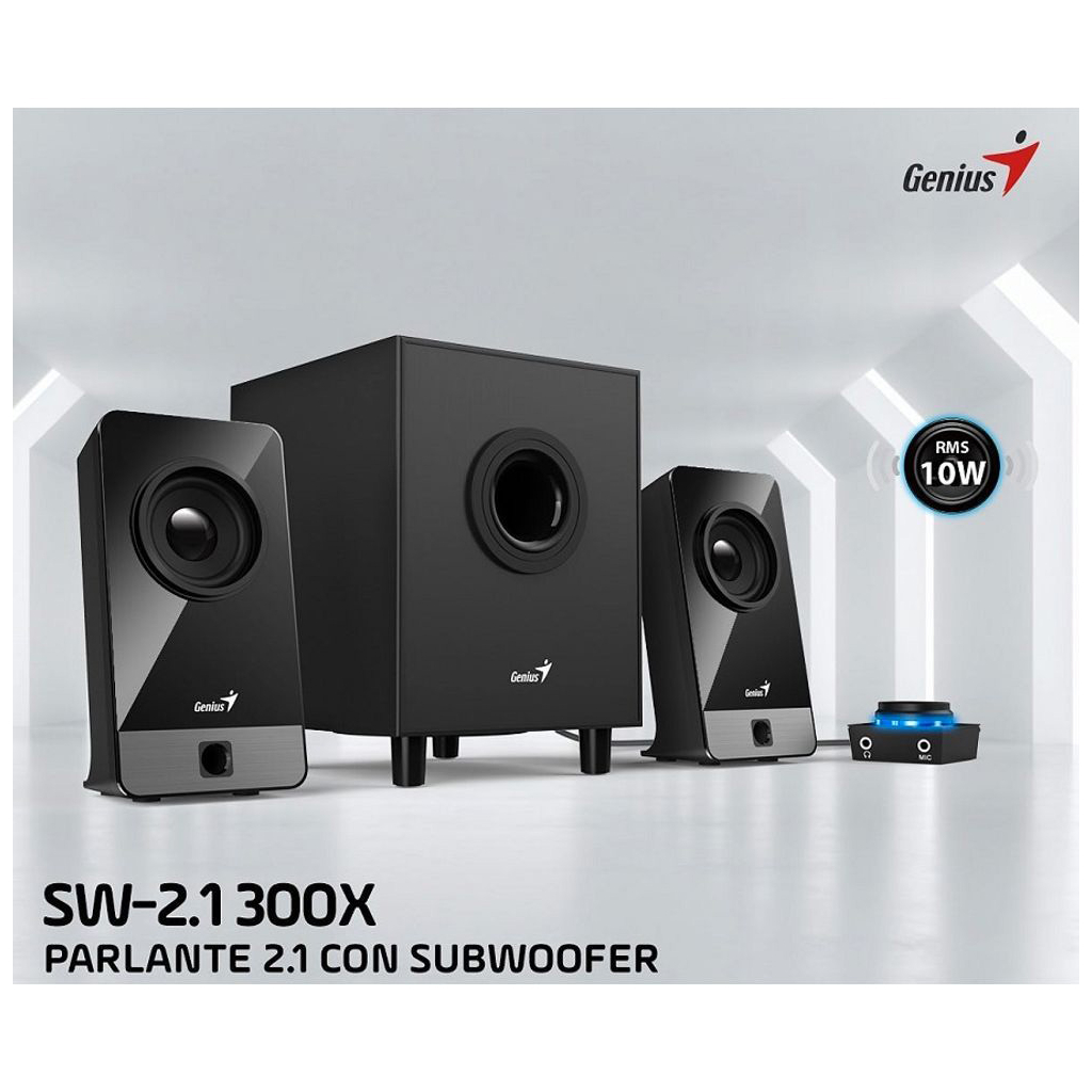 Акустическая система Genius SW-2.1 300X Black (31730041400) - 3