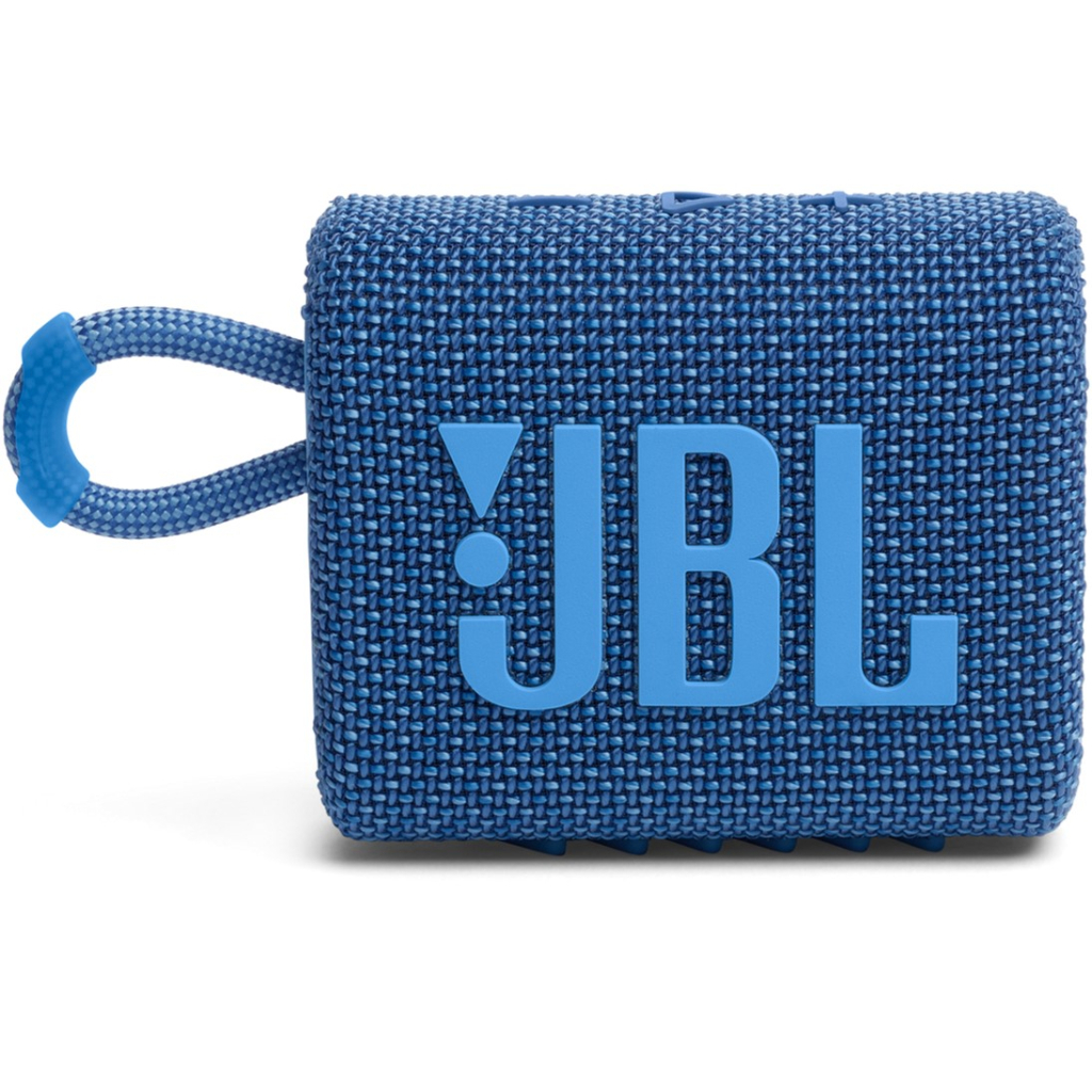 Акустическая система JBL Go 3 Eco Blue (JBLGO3ECOBLU) - 1
