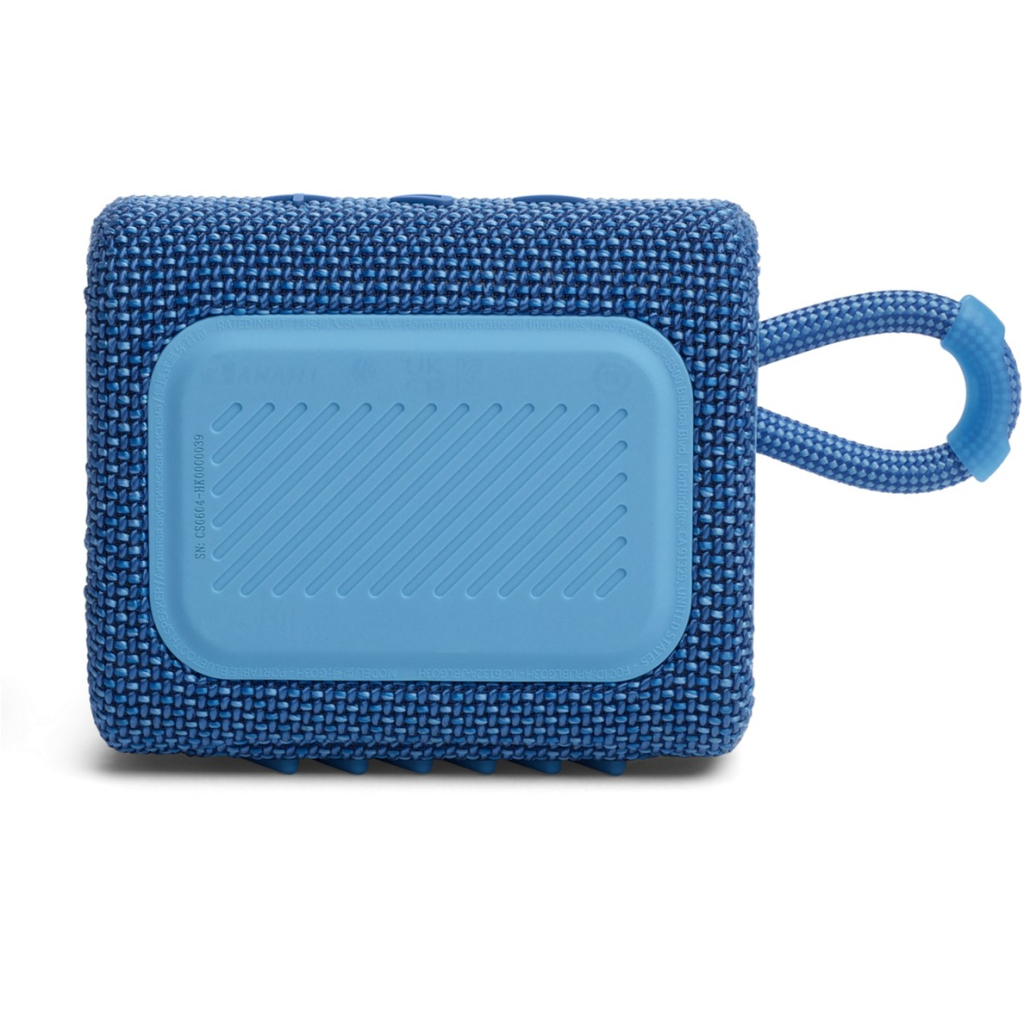 Акустическая система JBL Go 3 Eco Blue (JBLGO3ECOBLU) - 2