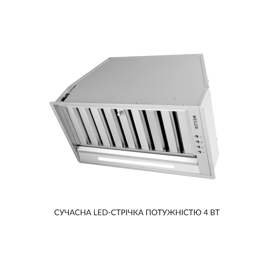 Вытяжка кухонная Weilor PPE 5265 SS 1250 LED Strip - 3 Вытяжка кухонная Weilor PPE 5265 SS 1250 LED Strip - 3