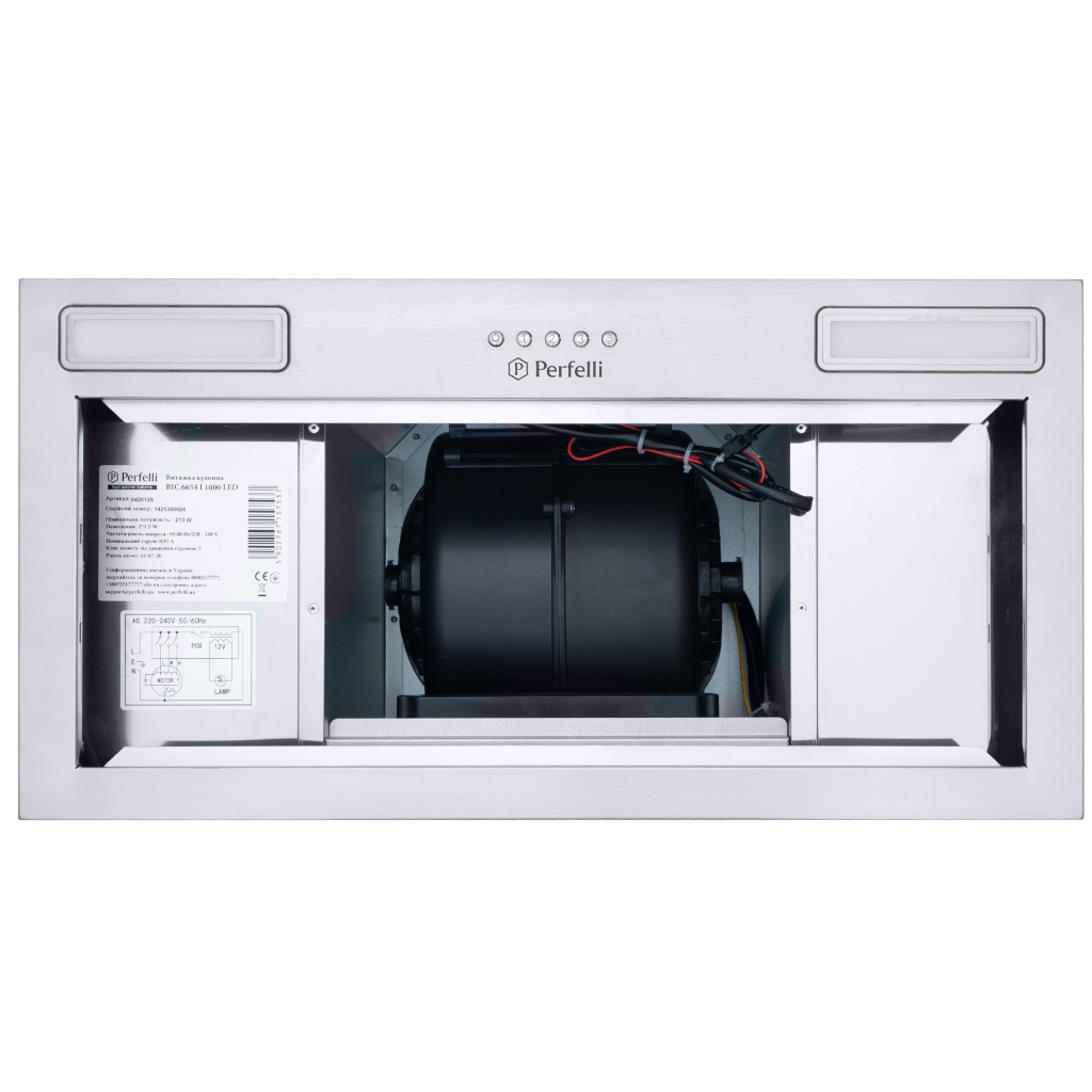 Вытяжка кухонная Perfelli BIC 6654 I 1000 LED - 5