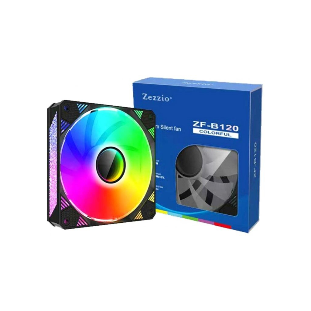 Кулер для корпуса Zezzio ZF-B120 COLORFUL - 8