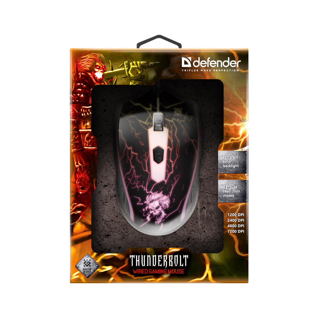 Мышка Defender Thunderbolt GM-925 USB Black (52925) - 3