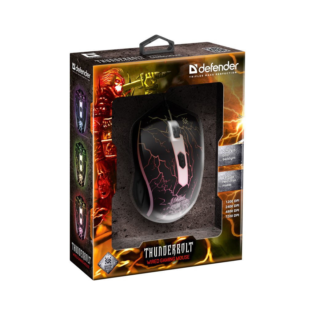 Мышка Defender Thunderbolt GM-925 USB Black (52925) - 5