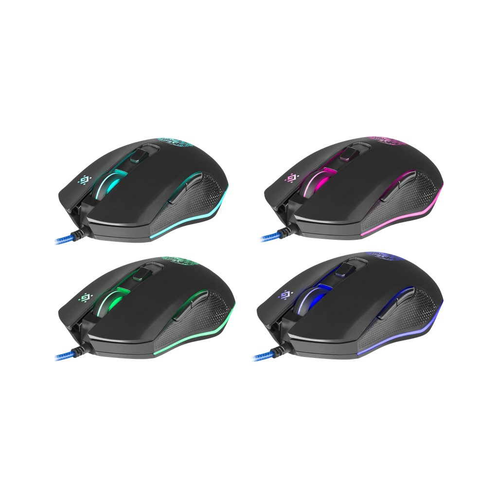 Мышка Defender Sleipnir GM-927 USB Black+ Килимок (52927) - 5