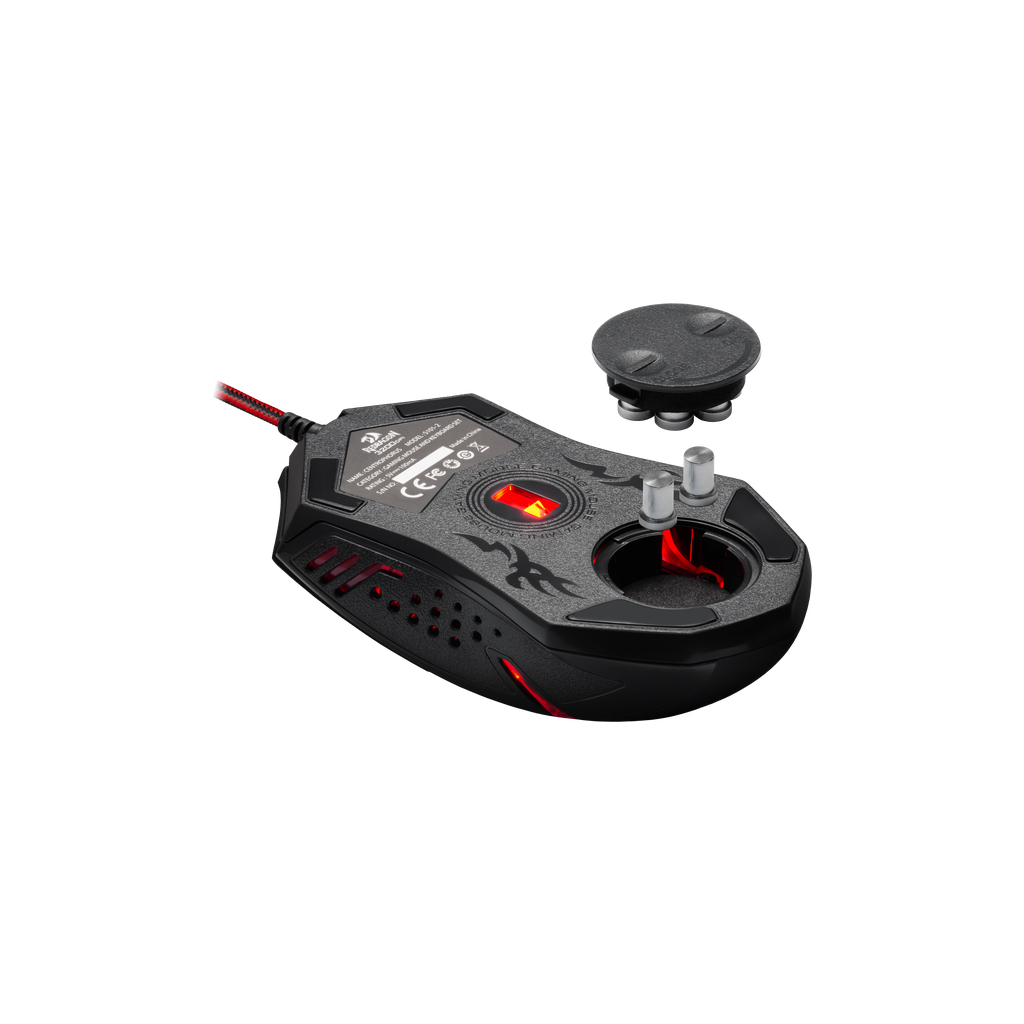 Мышка Redragon M601BA USB Black-Red + Килимок (78226) - 8