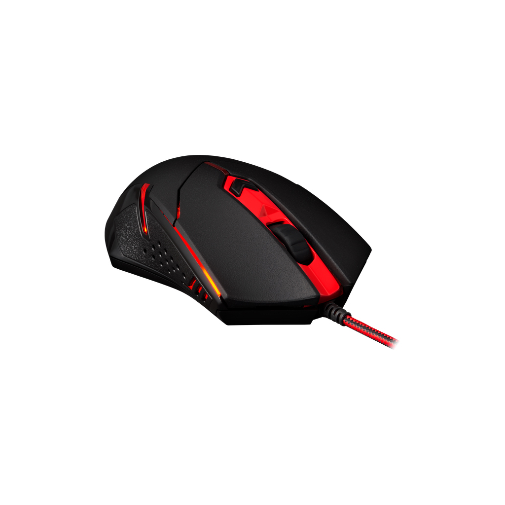 Мышка Redragon M601BA USB Black-Red + Килимок (78226) - 9