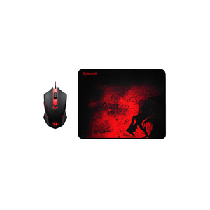 Мышка Redragon M601BA USB Black-Red + Килимок (78226)
