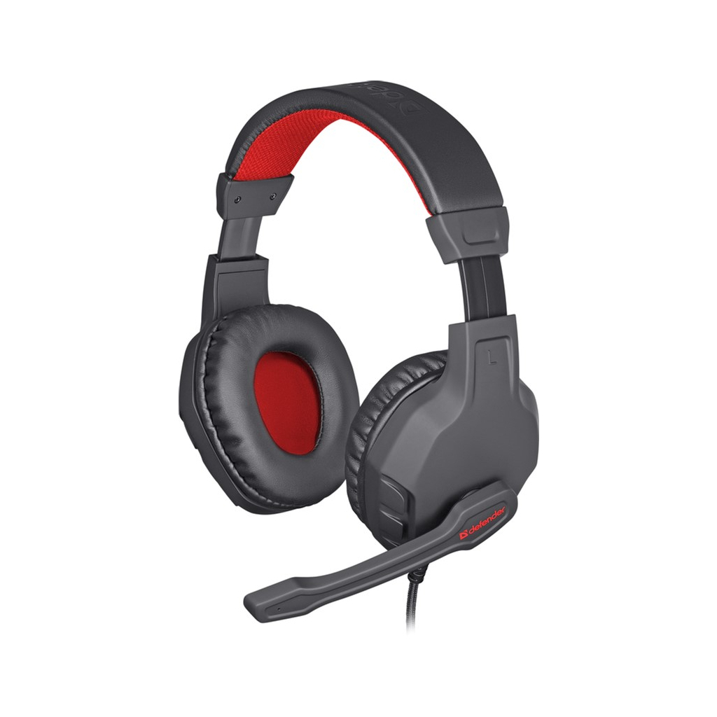 Наушники Defender Сujo Black-Red (64505) - 4