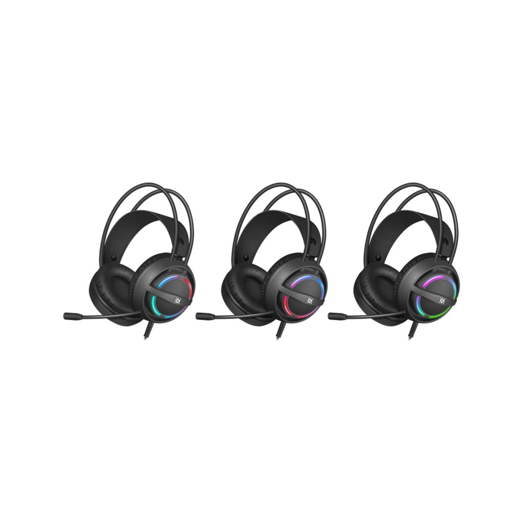 Наушники Defender Dexter RGB Black (64595) - 2
