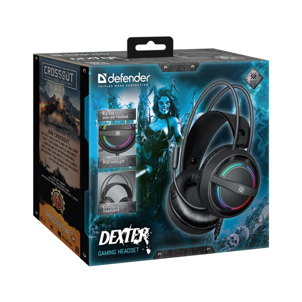 Наушники Defender Dexter RGB Black (64595) - 7