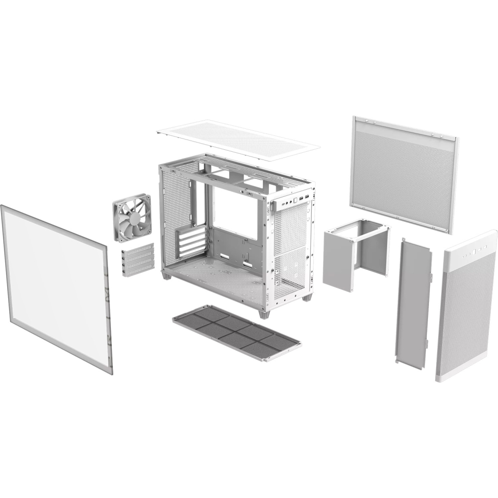 Корпус ASUS Prime AP201 White Tempered Glass (90DC00G3-B39010) - 8