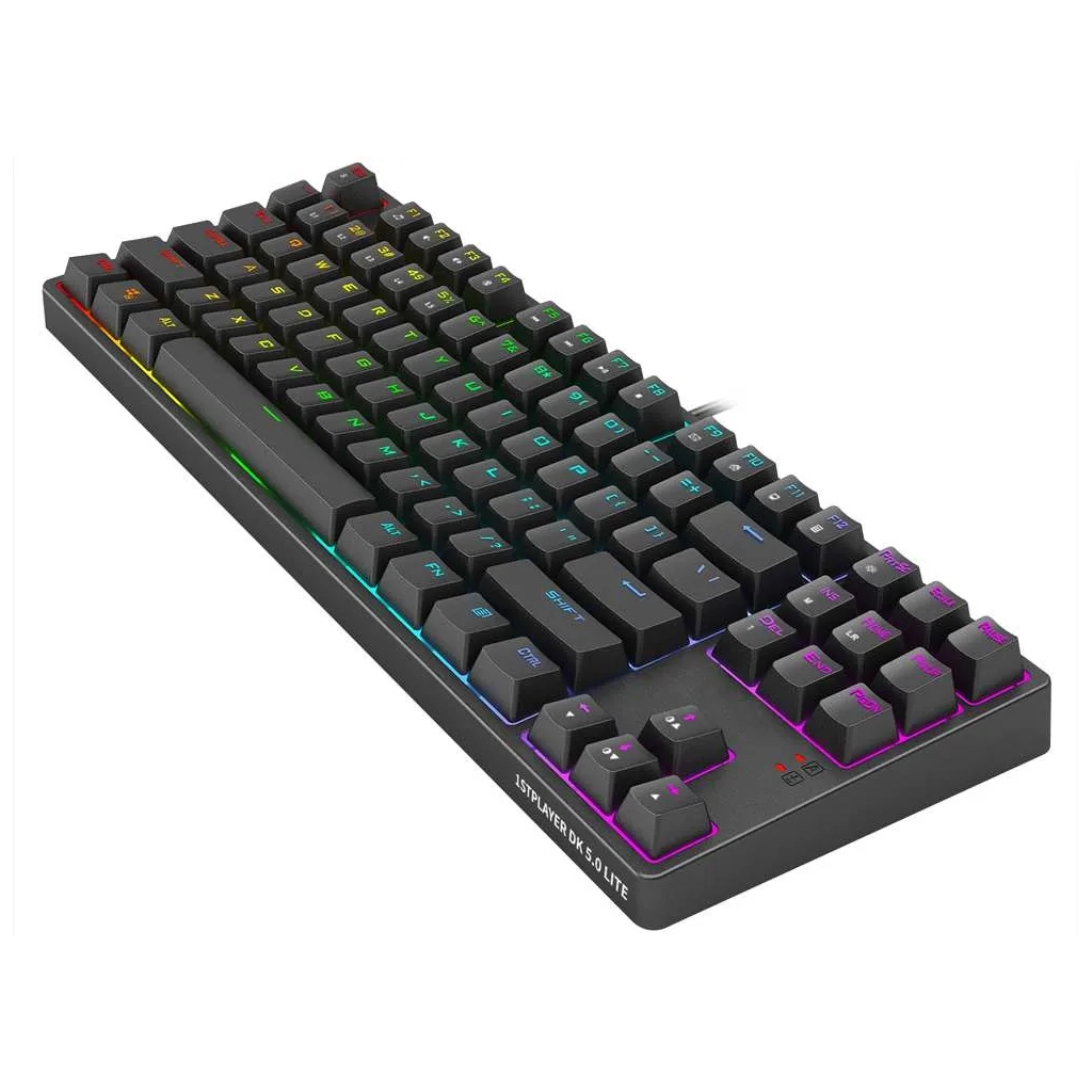 Клавиатура 1stPlayer DK5.0 RGB Outemu Blue Black (DK5.0-BL) (DK5.0 Blue Switch) - 4