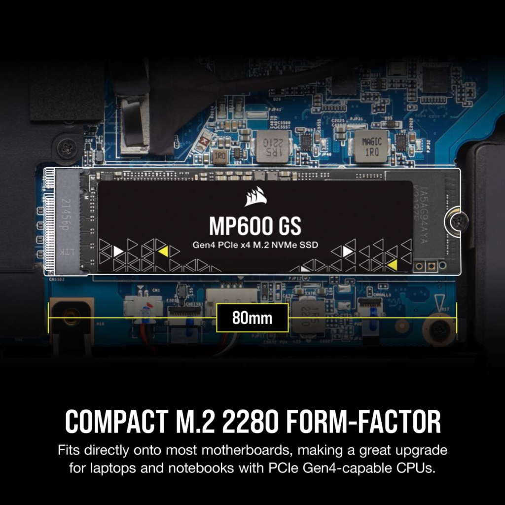 Накопитель SSD M.2 2280 1TB MP600GS Corsair (CSSD-F1000GBMP600GS) - 11