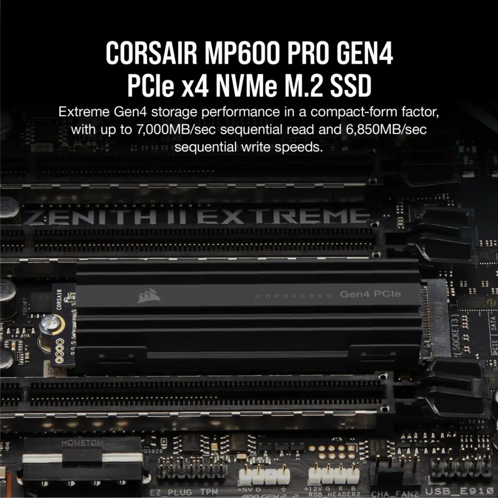 Накопитель SSD M.2 2280 1TB MP600PRO Corsair (CSSD-F1000GBMP600PRO) - 7