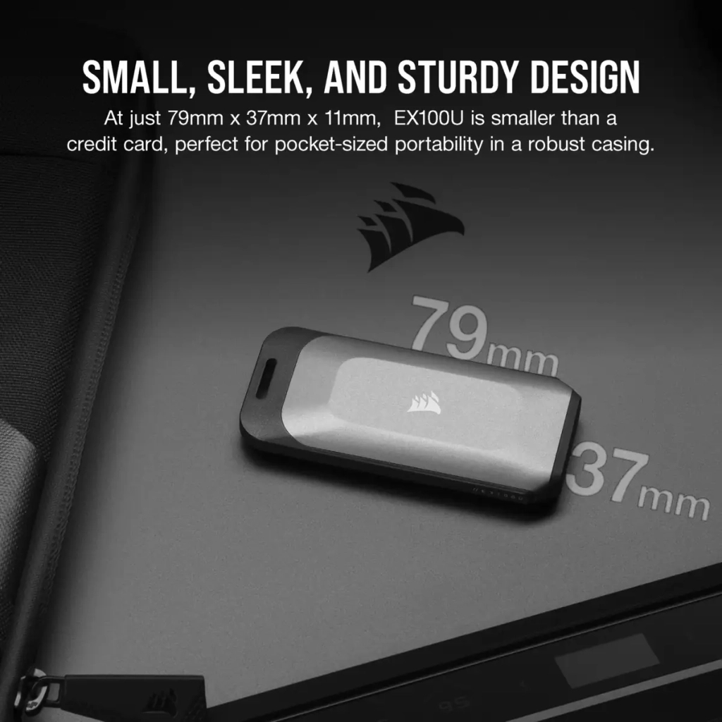 Накопитель SSD USB 3.2 2TB Corsair (CSSD-EX100U2TB) - 5