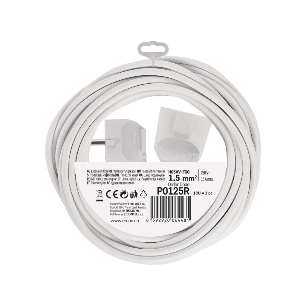 Сетевой удлинитель EMOS P0125R - 3 Сетевой удлинитель EMOS P0125R - 3