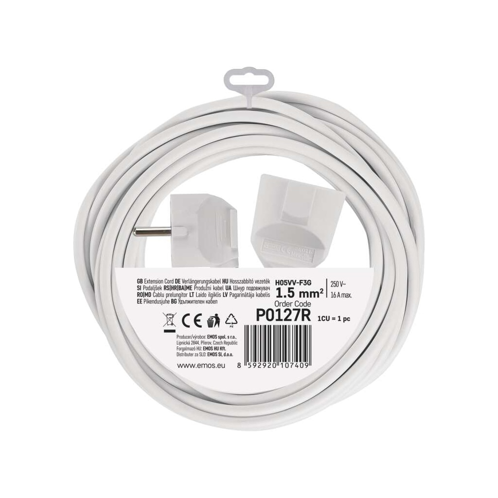 Сетевой удлинитель EMOS P0127R - 3 Сетевой удлинитель EMOS P0127R - 3