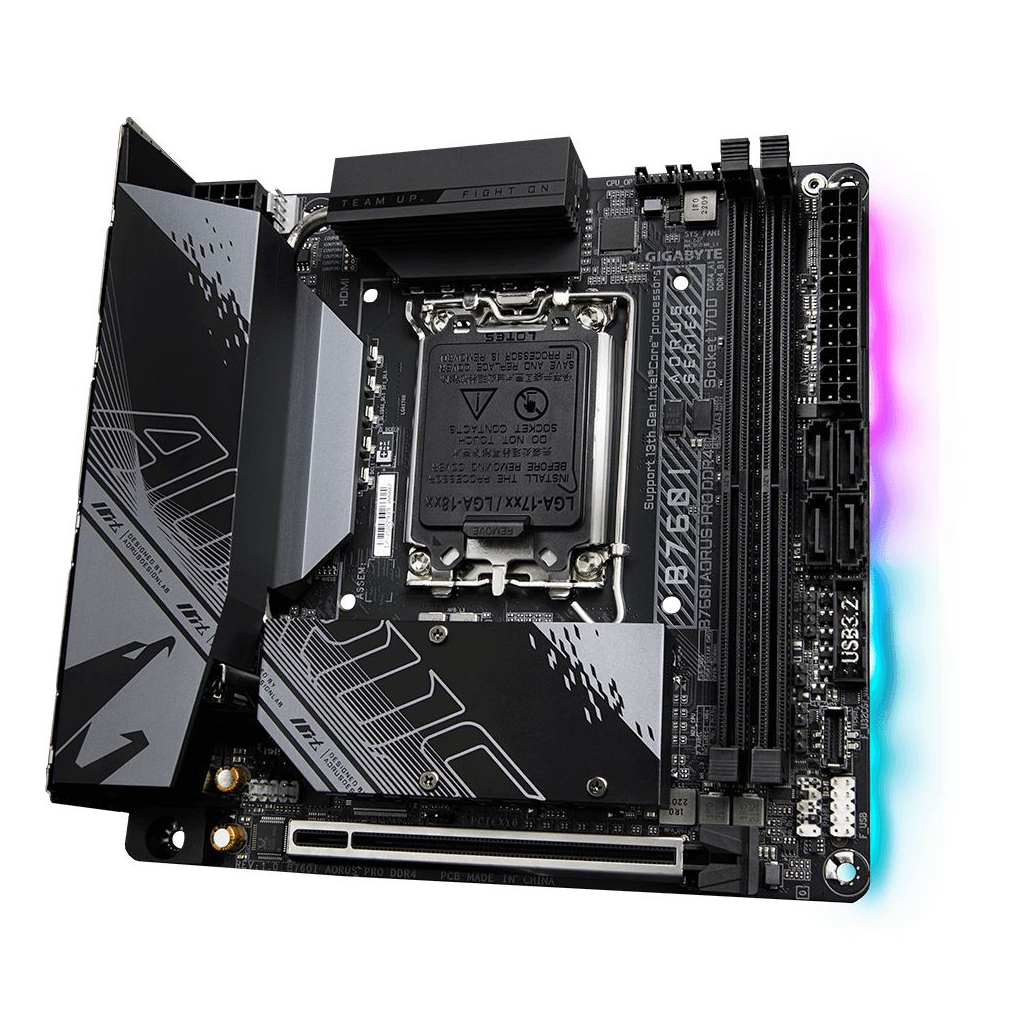 Материнская плата GIGABYTE B760I AORUS PRO DDR4 - 3
