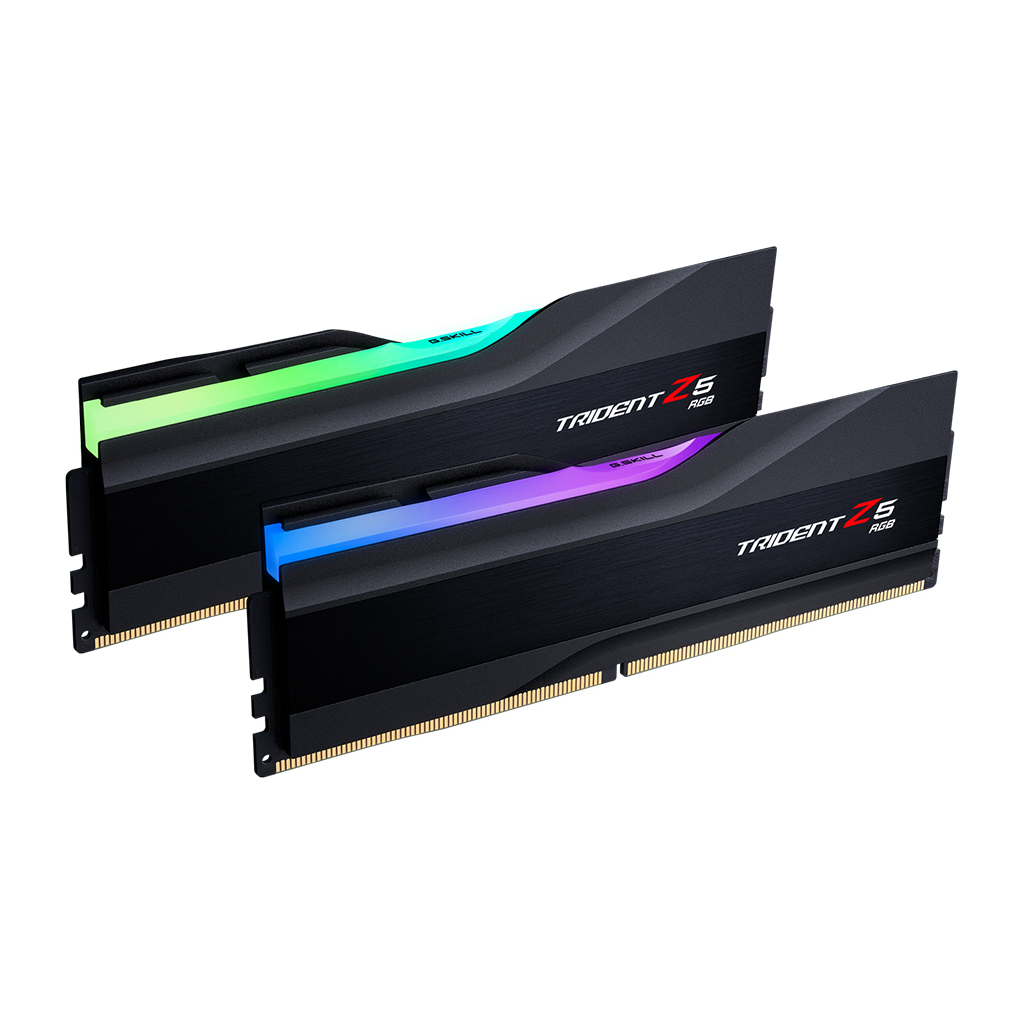 Модуль памяти для компьютера DDR5 32GB (2x16GB) 6400 Trident Z5 RGB Black G.Skill (F5-6400J3239G16GX2-TZ5RK) - 1