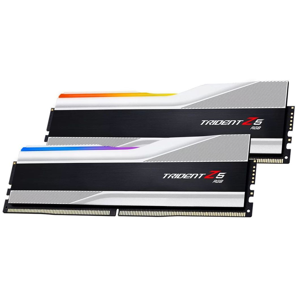 Модуль памяти для компьютера DDR5 32GB (2x16GB) 6600 Trident Z5 RGB Silver G.Skill (F5-6600J3440G16GX2-TZ5RS) - 2