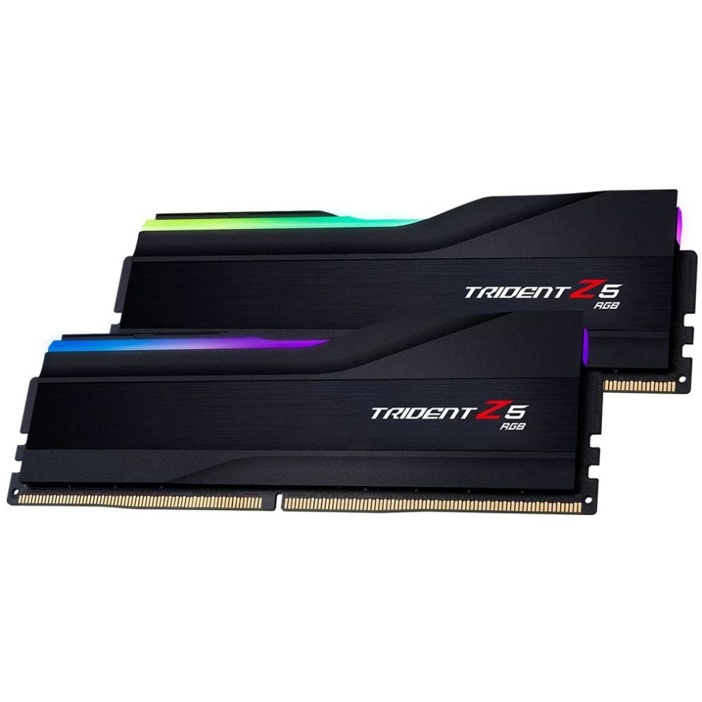 Модуль памяти для компьютера DDR5 32GB (2x16GB) 6800 Trident Z5 RGB Black G.Skill (F5-6800J3445G16GX2-TZ5RK) - 2