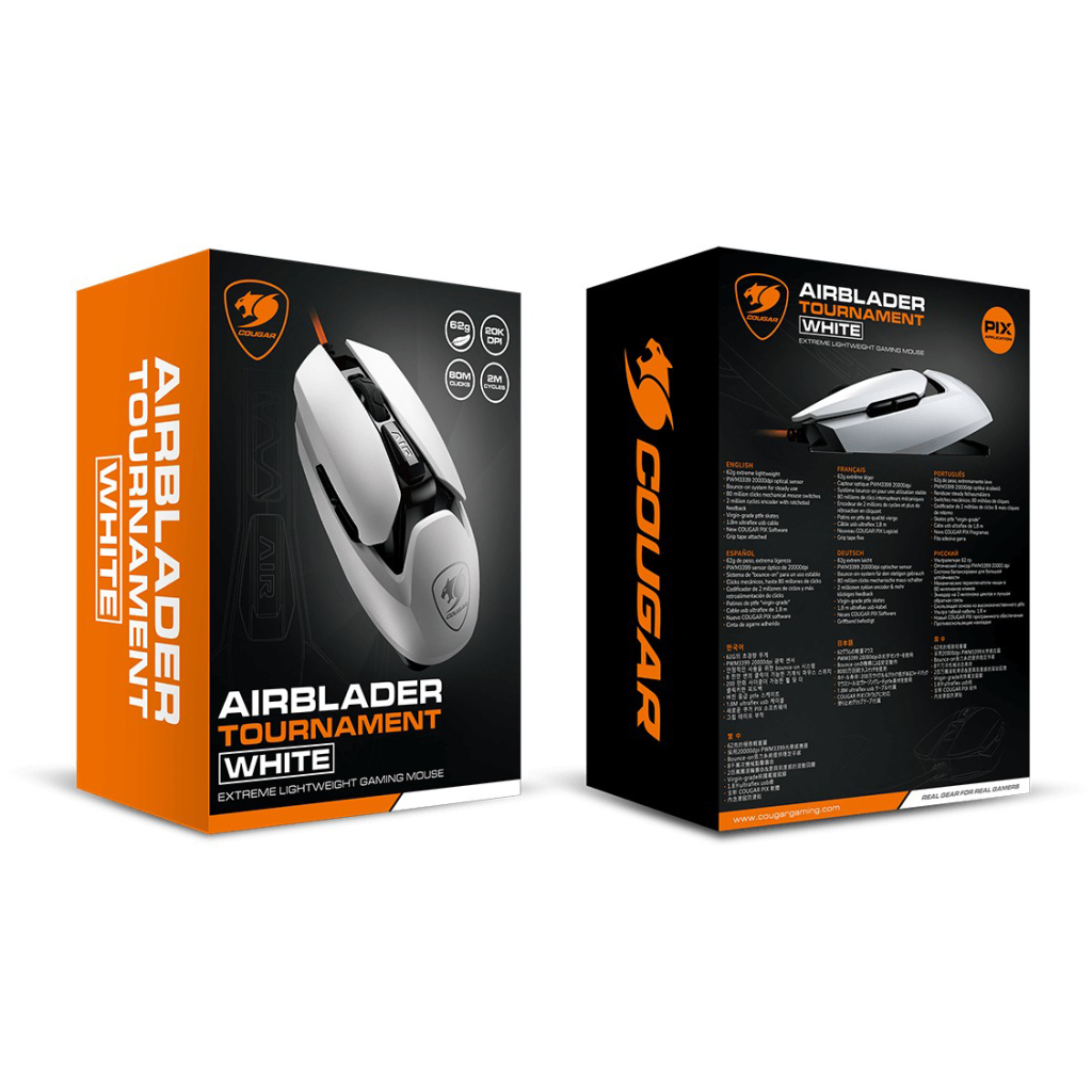 Мышка Cougar AirBlader Tournament USB White (AirBlader Tournament White) - 8