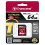 Карта памяти Transcend 64Gb SDXC UHS-I Ultimate (TS64GSDXC10U1) - 1