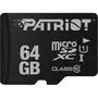 Карта памяти Patriot 64GB microSD class10 UHS-1 (PSF64GMCSDXC10) - 1