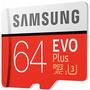 Карта памяти Samsung 64GB microSD class 10 EVO PLUS UHS-I (MB-MC64GA/RU) - 2