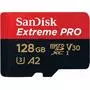 Карта памяти SanDisk 128GB microSDXC class 10 UHS-I U3 A2 Extreme Pro (SDSQXCY-128G-GN6MA) - 1