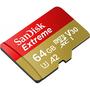 Карта памяти SanDisk 64GB microSDXC class 10 UHS-I U3 Extreme V30 (SDSQXA2-064G-GN6MA) - 2