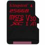 Карта памяти Kingston 256GB microSDXC class 10 UHS-I U3 (SDCR/256GB) - 1