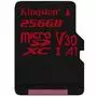 Карта памяти Kingston 256GB microSDXC class 10 UHS-I U3 (SDCR/256GB) - 1