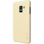 Чехол для моб. телефона NILLKIN Samsung A8 2018 Frosted Shield PC Gold (356358) - 1