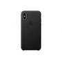 Чехол для моб. телефона Apple iPhone XS Leather Case - Black, Model (MRWM2ZM/A) - 1