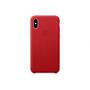Чехол для моб. телефона Apple iPhone XS Leather Case - (PRODUCT)RED, Model (MRWK2ZM/A) - 1