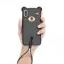 Чехол для моб. телефона Baseus iPhone XS Bear Silicone, Black (WIAPIPH58-BE01) - 1