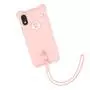 Чехол для моб. телефона Baseus iPhone XR Bear Silicone, Pink (WIAPIPH61-BE04) - 1