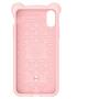 Чехол для моб. телефона Baseus iPhone XS Max Bear Silicone, Pink (WIAPIPH65-BE04) - 1