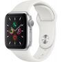 Смарт-часы Apple Watch Series 5 GPS, 40mm Silver Aluminium Case with White Sp (MWV62GK/A) - 1